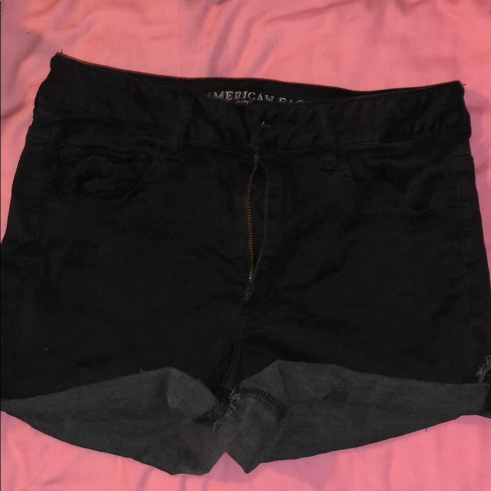 Black American Eagle Shorts